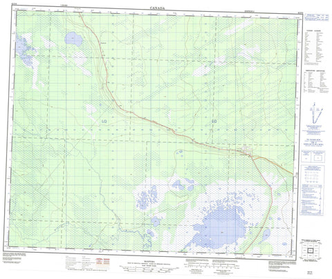 063F06 No Title Canadian topographic map, 1:50,000 scale