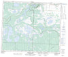 063F12 Culdesac Lake Canadian topographic map, 1:50,000 scale