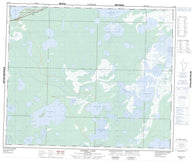 063F15 Landry Lake Canadian topographic map, 1:50,000 scale