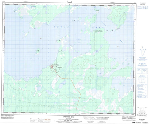 063G04 Napanee Bay Canadian topographic map, 1:50,000 scale
