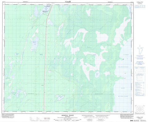 063G11 Howell Point Canadian topographic map, 1:50,000 scale