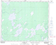 063G12 Bracken Lake Canadian topographic map, 1:50,000 scale