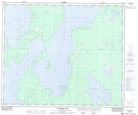 063G13 Davidson Lake Canadian topographic map, 1:50,000 scale