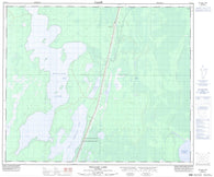 063G14 William Lake Canadian topographic map, 1:50,000 scale