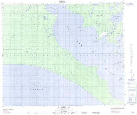 063G16 Mcleod Island Canadian topographic map, 1:50,000 scale
