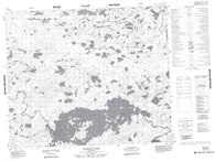 063H09 Gunisao Lake Canadian topographic map, 1:50,000 scale