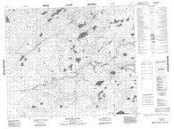 063H10 Wechaki Lake Canadian topographic map, 1:50,000 scale