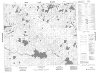 063H14 Costes Lake Canadian topographic map, 1:50,000 scale