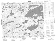 063H16 Beach Lake Canadian topographic map, 1:50,000 scale