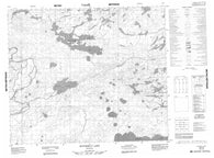 063I06 Butterfly Lake Canadian topographic map, 1:50,000 scale