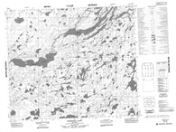 063I08 Robinson Lake Canadian topographic map, 1:50,000 scale