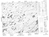 063I09 Andronyk Lake Canadian topographic map, 1:50,000 scale