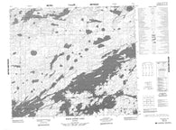 063I14 White Rabbit Lake Canadian topographic map, 1:50,000 scale