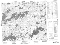 063I15 Bjornson Lake Canadian topographic map, 1:50,000 scale