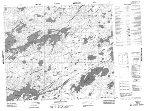 063I15 Bjornson Lake Canadian topographic map, 1:50,000 scale