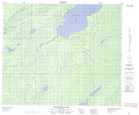 063J05 Hargrave Lake Canadian topographic map, 1:50,000 scale