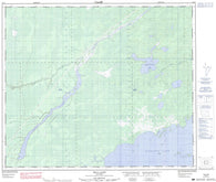 063J07 Hill Lake Canadian topographic map, 1:50,000 scale