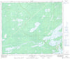 063J09 Drunken Lake Canadian topographic map, 1:50,000 scale