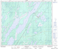 063J15 Pakwa Lake Canadian topographic map, 1:50,000 scale