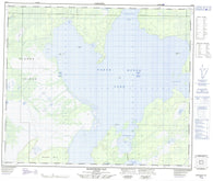 063K01 Burntwood Bay Canadian topographic map, 1:50,000 scale