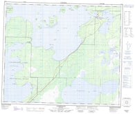 063K02 Cormorant Canadian topographic map, 1:50,000 scale