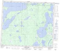063K04 Namew Lake Canadian topographic map, 1:50,000 scale