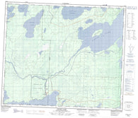 063K05 Goose Lake Canadian topographic map, 1:50,000 scale