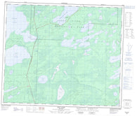 063K06 Egg Lake Canadian topographic map, 1:50,000 scale