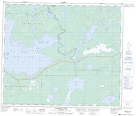 063K09 Tramping Lake Canadian topographic map, 1:50,000 scale