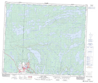 063K13 Flin Flon Canadian topographic map, 1:50,000 scale