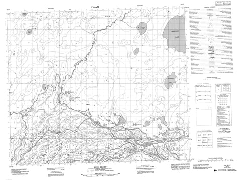 063L02 Pine Bluff Canadian topographic map, 1:50,000 scale