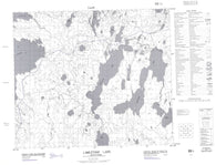 063L11 Limestone Lake Canadian topographic map, 1:50,000 scale