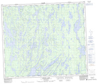 063M01 Attitti Lake Canadian topographic map, 1:50,000 scale