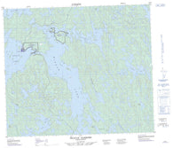 063M02 Pelican Narrows Canadian topographic map, 1:50,000 scale