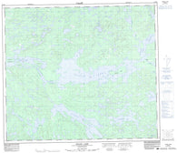 063M05 Trade Lake Canadian topographic map, 1:50,000 scale