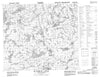 063M12 Glennie Lake Canadian topographic map, 1:50,000 scale