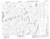 063M15 Gilbert Lake Canadian topographic map, 1:50,000 scale