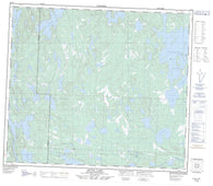 063N04 Duval Lake Canadian topographic map, 1:50,000 scale