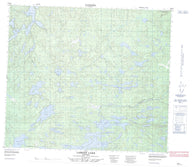 063N06 Lamont Lake Canadian topographic map, 1:50,000 scale