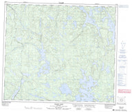 063N07 Takipy Lake Canadian topographic map, 1:50,000 scale