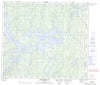 063N08 Burntwood Lake Canadian topographic map, 1:50,000 scale