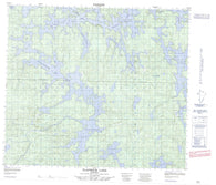 063N10 Flatrock Lake Canadian topographic map, 1:50,000 scale