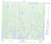 063N14 Llama Lake Canadian topographic map, 1:50,000 scale