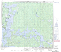 063N16 Highrock Lake Canadian topographic map, 1:50,000 scale