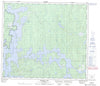 063N16 Highrock Lake Canadian topographic map, 1:50,000 scale