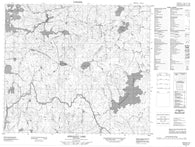 063O12 Apeganau Lake Canadian topographic map, 1:50,000 scale