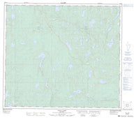 063O13 Hall Lake Canadian topographic map, 1:50,000 scale