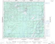063O Nelson House Canadian topographic map, 1:250,000 scale