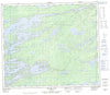 063P03 Bulger Lake Canadian topographic map, 1:50,000 scale