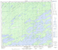 063P04 Mustekapau Lake Canadian topographic map, 1:50,000 scale